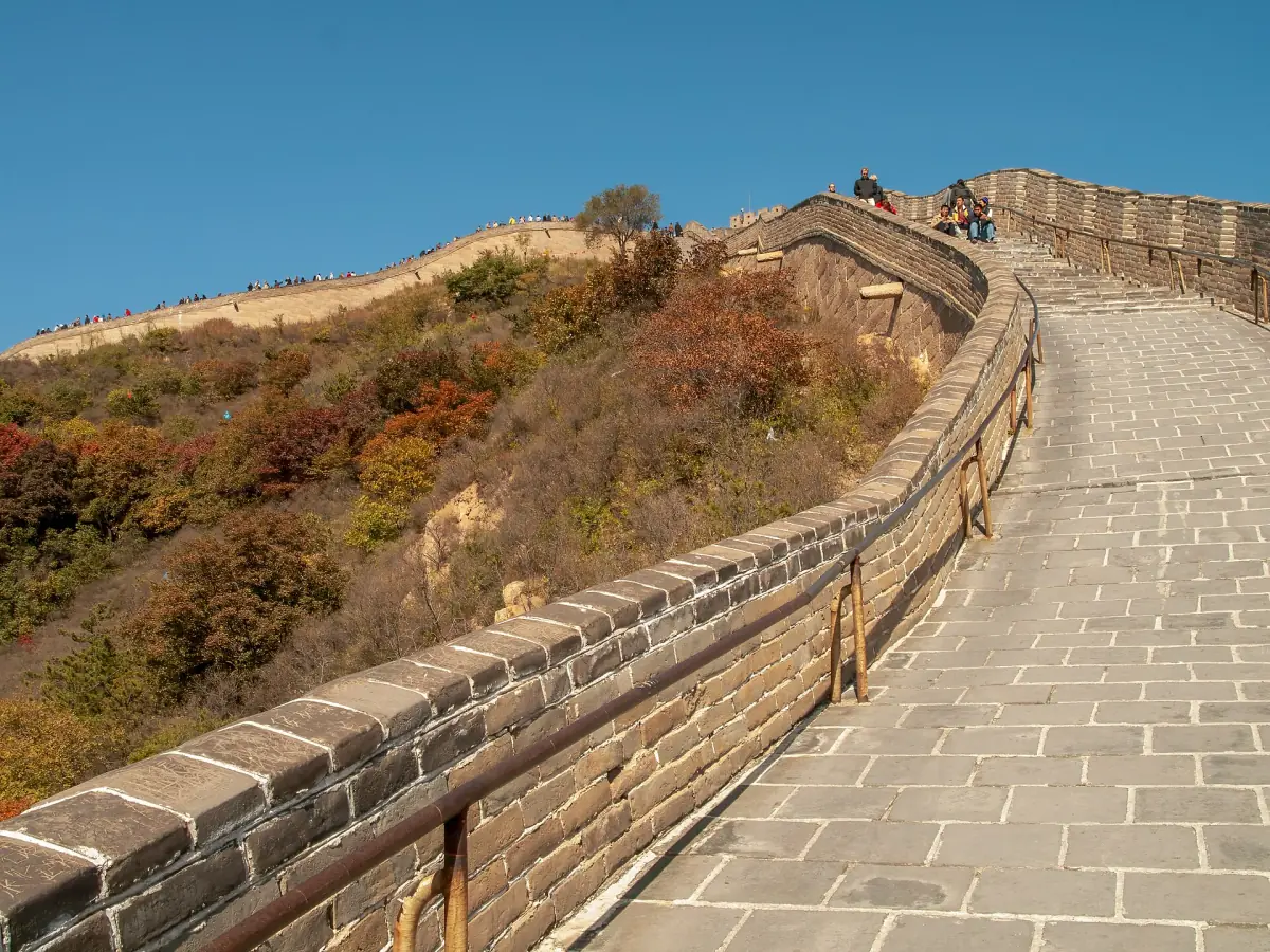 The broad walkway at Badaling