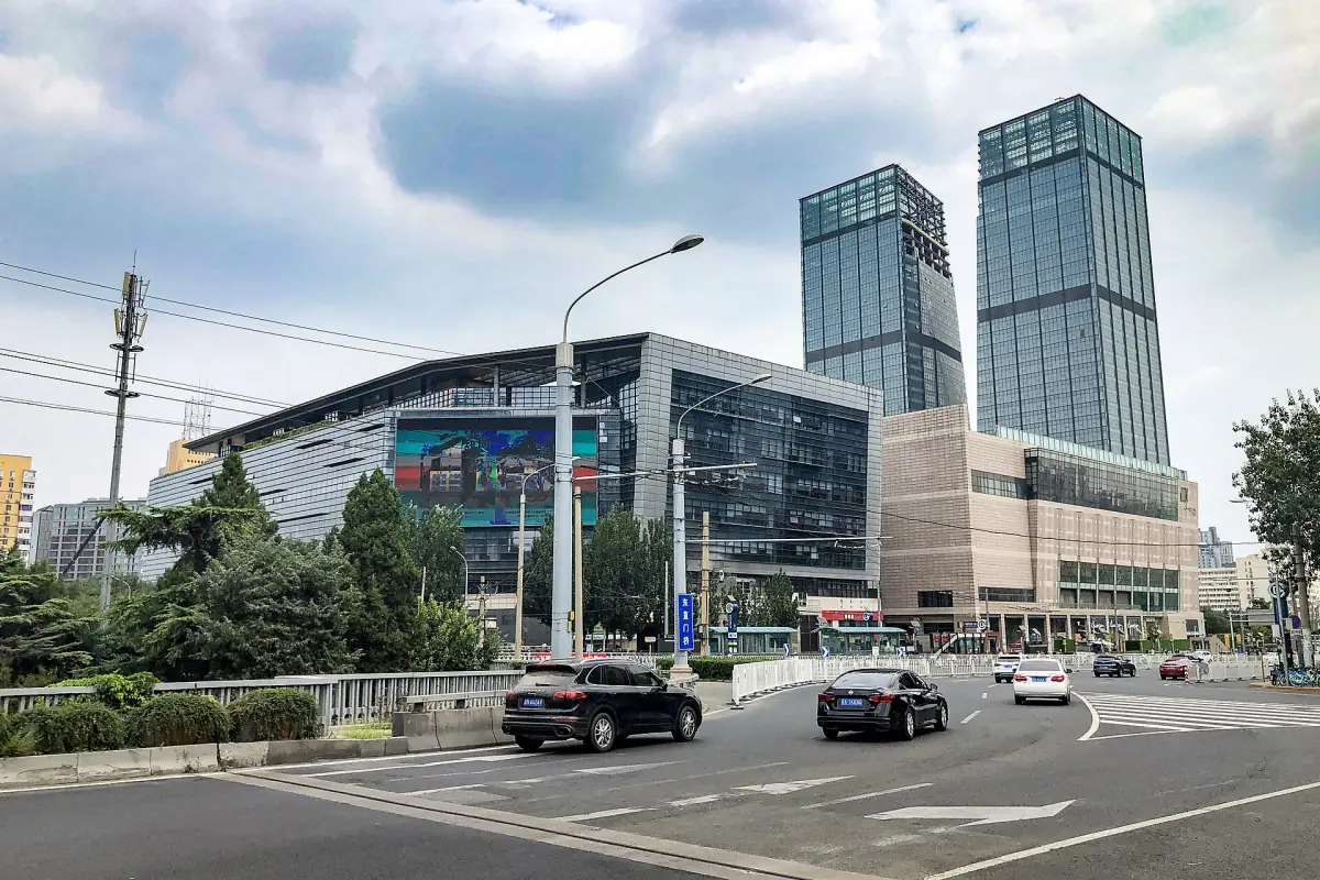 The Dongzhimen transport hub in Beijing